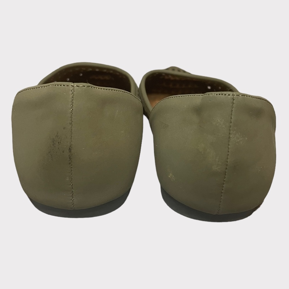 Madden Girl - Laser Cut D’Orsay Flats - Olive - Size 8.5 - Picture 4 of 6